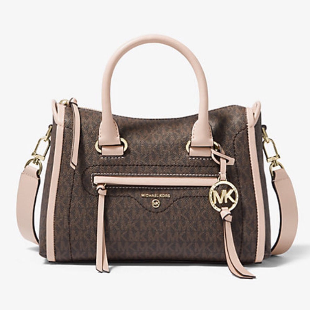 Michael Kors Carine Small Logo Satchel